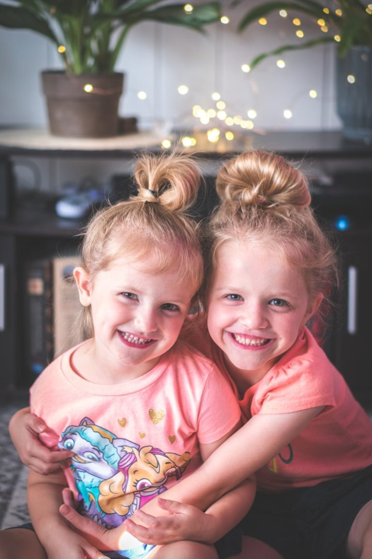 Young children playing together